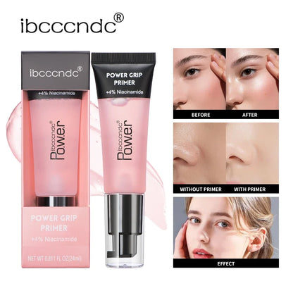 Blushimmer 24ml Power Grip Primer gel for hydrating, smoothing skin, gripping makeup, and reducing pores, colorless and invisible.