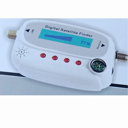 LED Digital Satellite Finder SF08 Satlink Receptor HD TV Signal Receiver Sat Decoder Satfinder with Compass 4 LED Indicator