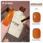 Blushimmer RSNAIL 10g jelly amber gel nail polish in crystal brown, showcasing translucent, permanent UV gel for nail art.
