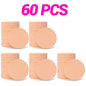 Set of 12-120 round sponge powder puffs by Blushimmer for wet and dry use, ideal for applying BB cream, foundation, and cosmetics.