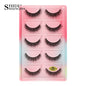 3/5 Pairs Hot Sale Natural Long 3D Mink Lashes Soft Short Faux Cils Handmade Fake Lashes Makeup Tool Eyelash Extension maquiagem