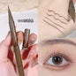 Blushimmer waterproof liquid eyeliner pen in a warm brown shade, designed for a smudge-proof, long-lasting eye makeup look.