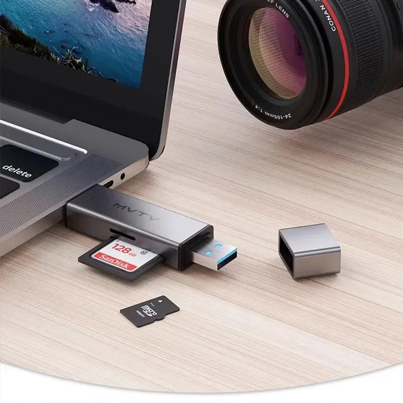 Card Reader USB3.0&USB C to SD MicroSD TF Thunderbolt 3 for PC Laptop Accessories Smart Memory Cardreader SD Card Adapter