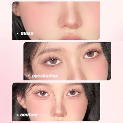 Low Saturation Matte Liquid Eye Shadow Blush Waterproof Easy To Color Brightening Natural Contouring Eyeshadow Pigment Makeup