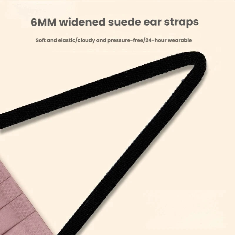 200Pcs Thickened Bean Paste Powder 4-Layer Disposable Face Masks - 200/100/50/10 Pieces with Elastic Band and Adjustable Nose Clip, Suitable for Parties, Travel, Outdoor Activities, Casual Wearers, Fashion Enthusiasts,