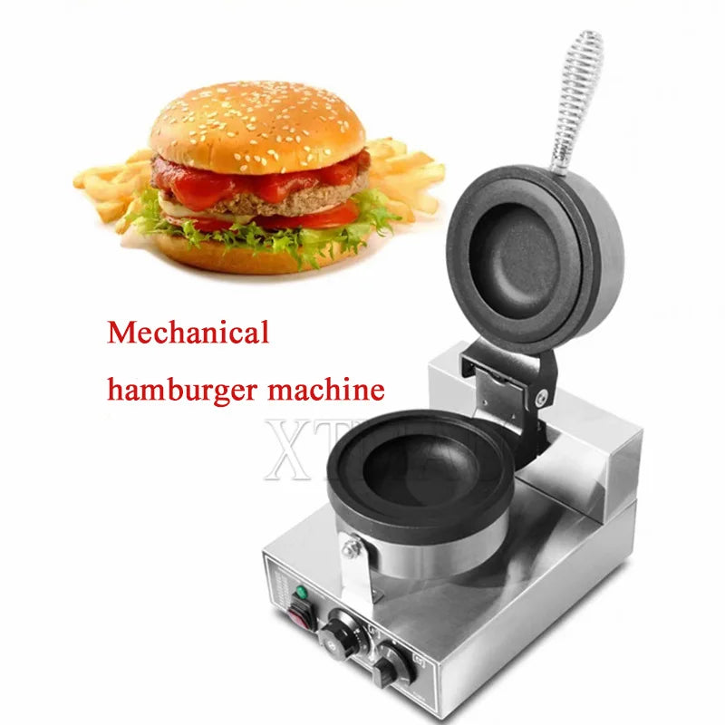 UFO Hamburger Cake Maker Burger Machine Electric Ice Cream Waffle Machine 110V Gelato Panini Press Semlor