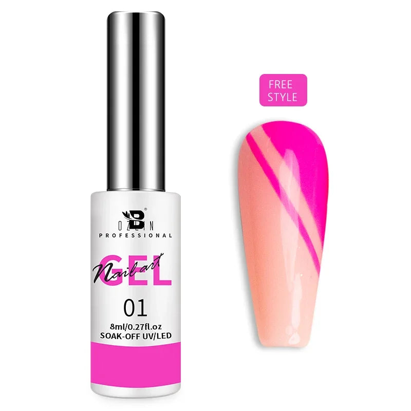 Blushimmer 5ML gold and silver metallic gel polish with chrome mirror finish, semi-permanent UV LED nail gel for a shiny French manicure