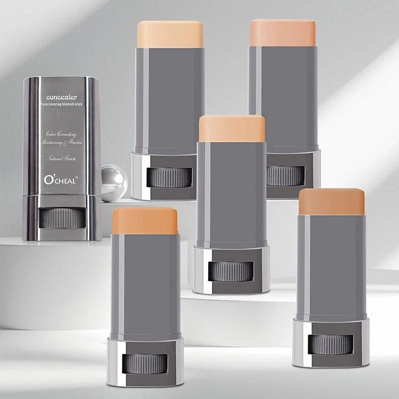 Blushimmer cream foundation stick with flawless satin finish, long-lasting waterproof full coverage for concealing imperfections.