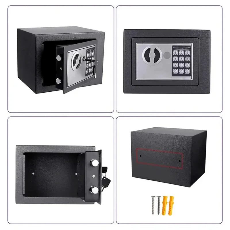 Electronic Digital Keypad Lock Security Box All Steel for Home fireproof file cabinet fireproof lock box small