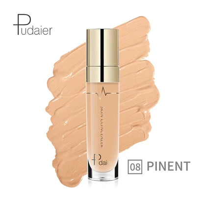 Blushimmer liquid face contour concealer palette with waterproof foundation and correctors for dark skin tones, professional makeup.