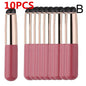 Blushimmer silicone lip brush with cover cap, soft round head concealer and lipstick makeup brush, fingertip-sized, no broken parts