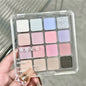 16 Colors Matte Eyeshadow New Square Eyeshadow Palette Matte Pearl Sequins Blush Eyeshadow Brighten Complexion