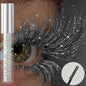 Blushimmer Diamond Shine waterproof mascara with glitter snow effect, smudge-proof eye makeup for women with all skin types.