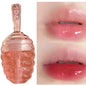 Blushimmer organic beeswax bee balm and honey lip balm in a jar, hydrating and moisturizing for dry, chapped lips.