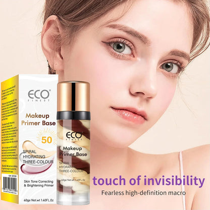 Two Blushimmer radiant makeup primers in 40g tubes, moisturizing, evens skin tone, covers blemishes and pores.