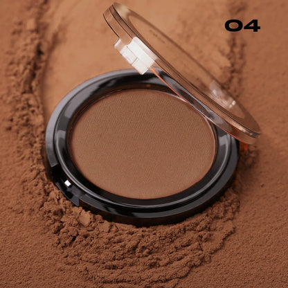 Blushimmer professional matte contour powder palette with bronzer and highlighter for 3D face shaping and long-lasting makeup.