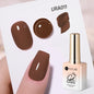 Blushimmer UR SUGAR 15ml translucent white gel polish for UV gel nails, semi-permanent, soak-off, jelly milky color, nail art.
