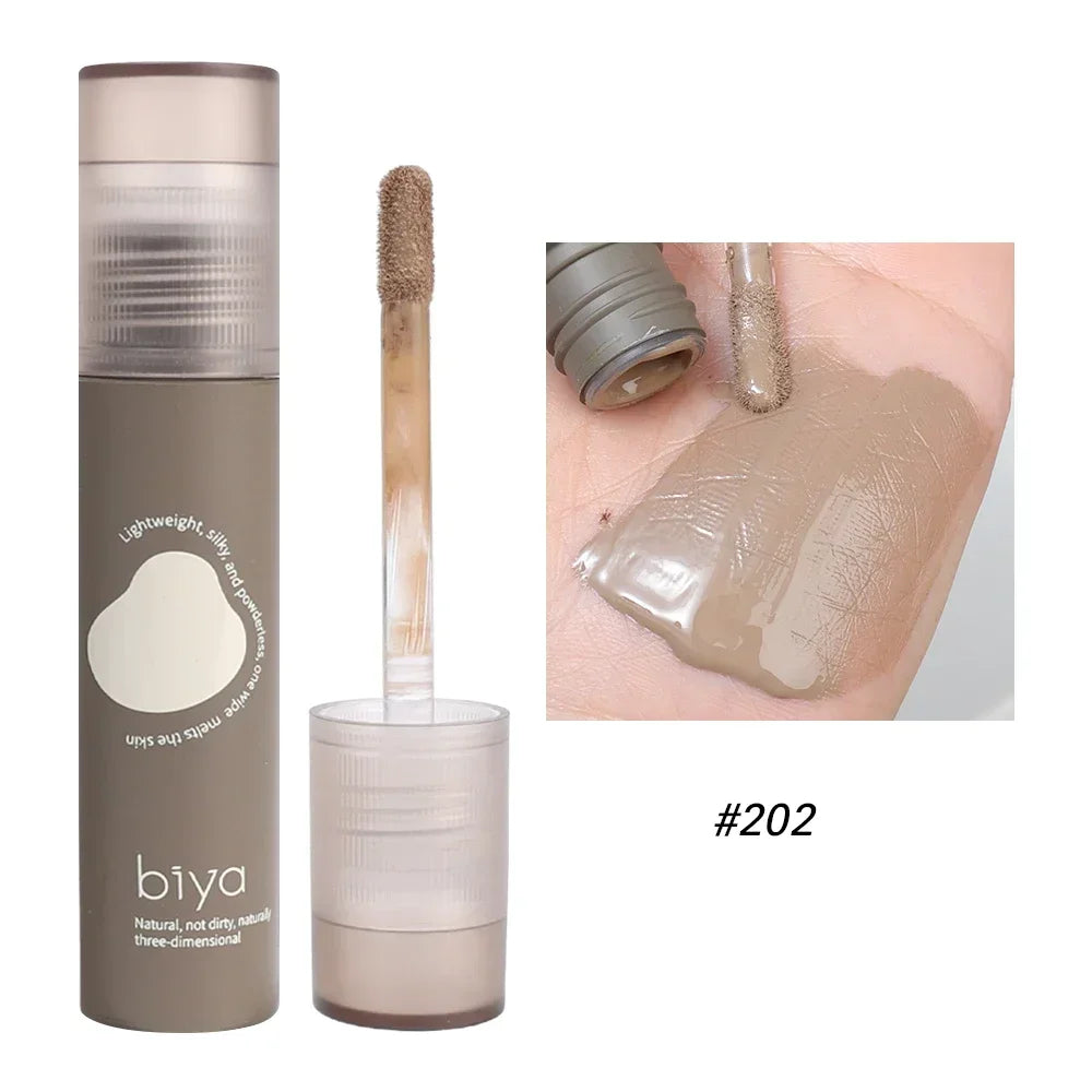 Blushimmer Face Brighten Liquid Bronzer contouring makeup with waterproof nose shadow and highlighter for natural, lasting glow.
