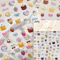 Brown Japanese Kawaii Bear nail art sticker by Blushimmer, self-adhesive cartoon animal decal for DIY nail decoration.