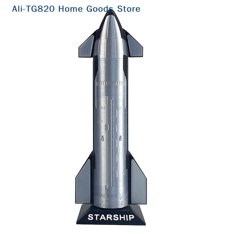 [TG820]Premium Starship Model Space X Starship Model Space Vehicle Desk Decoration Collectible Model Toys Kids Gifts