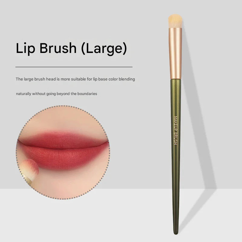Blushimmer GECOMO round head lipstick and concealer lip brush for precise color application and blending in makeup.