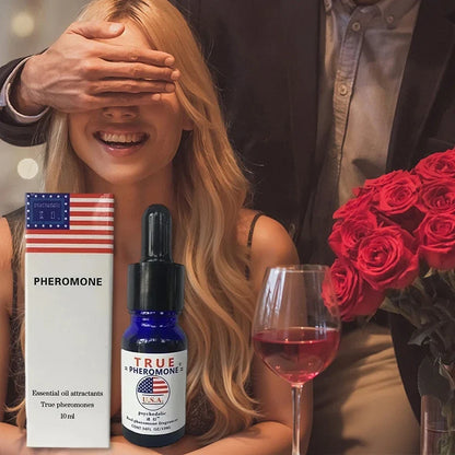10ml Blushimmer pheromone couple perfume for men and women, light lasting fragrance with essential oils for attraction and passion.