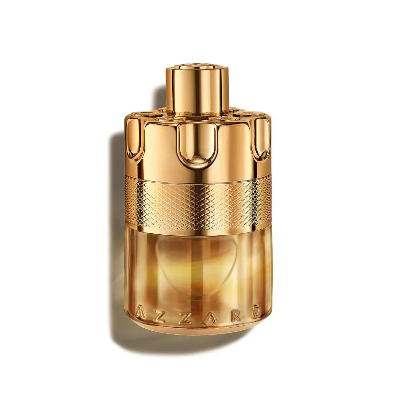 Azzaro The Most Wanted Parfum Intense men's perfume bottle with spicy woody scent, 100ml, featuring sleek design and luxurious packaging.
