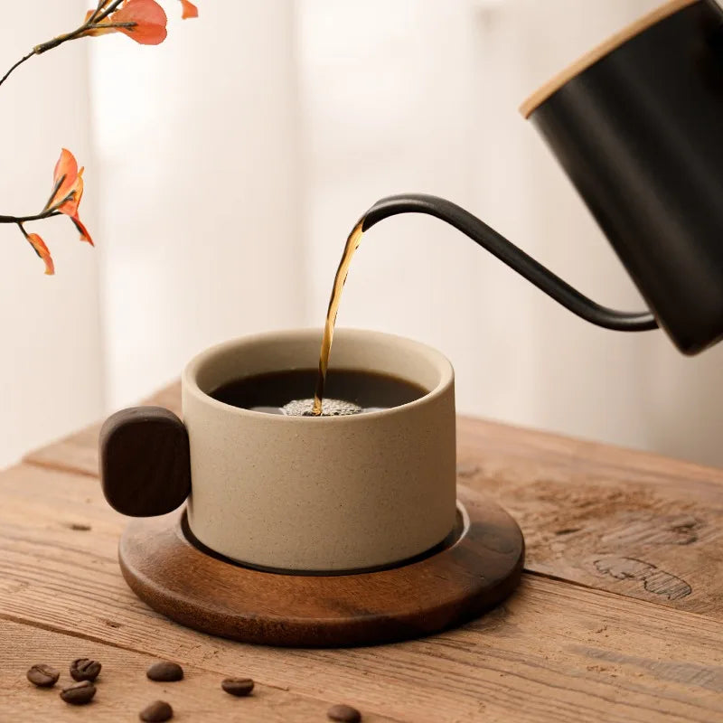 250ML European Style Porcelain Coffee Mug Creative Breakfast Milk Mug Exquisite Afternoon Tea Flower Tea Coffee Latte Cup Gifts