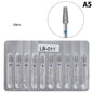 10Pcs Diamond Milling Cutter For Manicure Electric Nail Drill Bits Accessory Pedicure Machine Nail File Gel Remover Tool