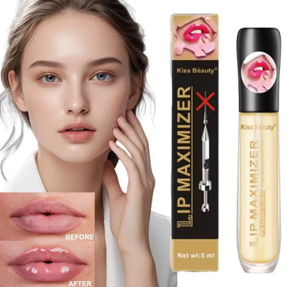 Blushimmer transparent lip gloss and lip oil set with moisturizing, plumping, and brightening effects for lip care.