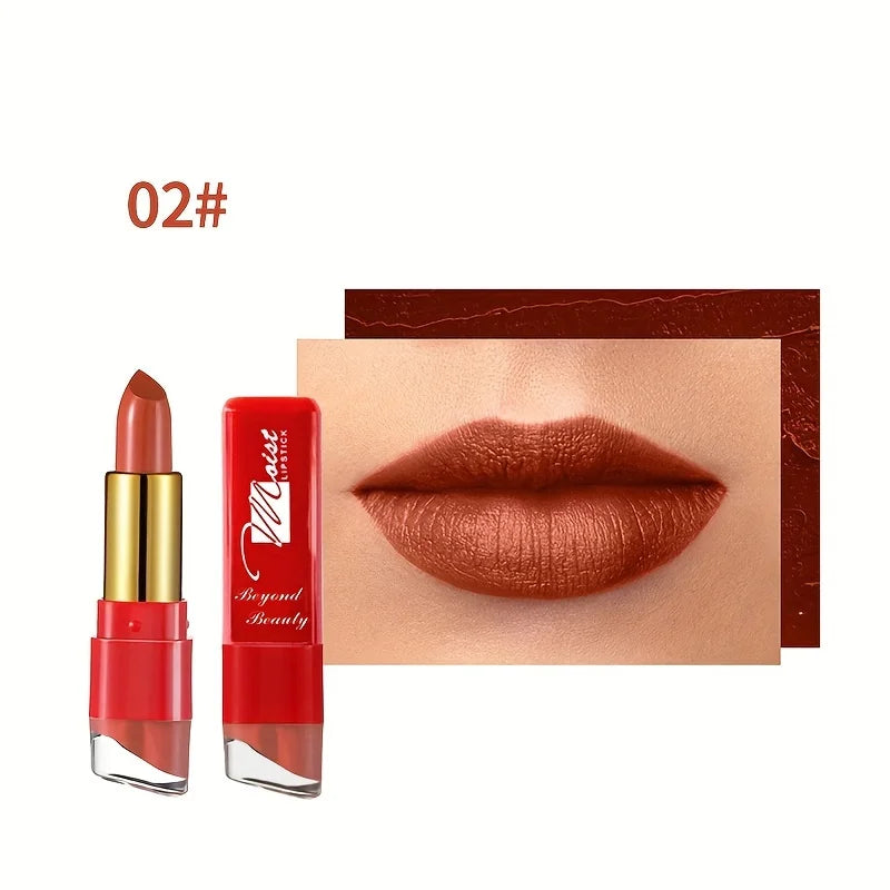 Blushimmer 12-color creamy moisturizing lipstick set with long-lasting shades, ideal for women and beginners in lip makeup.