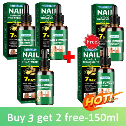 7 Days Fungal Nail Treatment Serum Foot Nail Fungus Removal Repair Gel Anti Infection Paronychia Onychomycosis Foot Nails Care