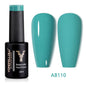 Blushimmer YOKEFELLOW 10ml translucent pink gel nail polish with smooth, glossy finish, ideal for long-lasting UV gel manicures.