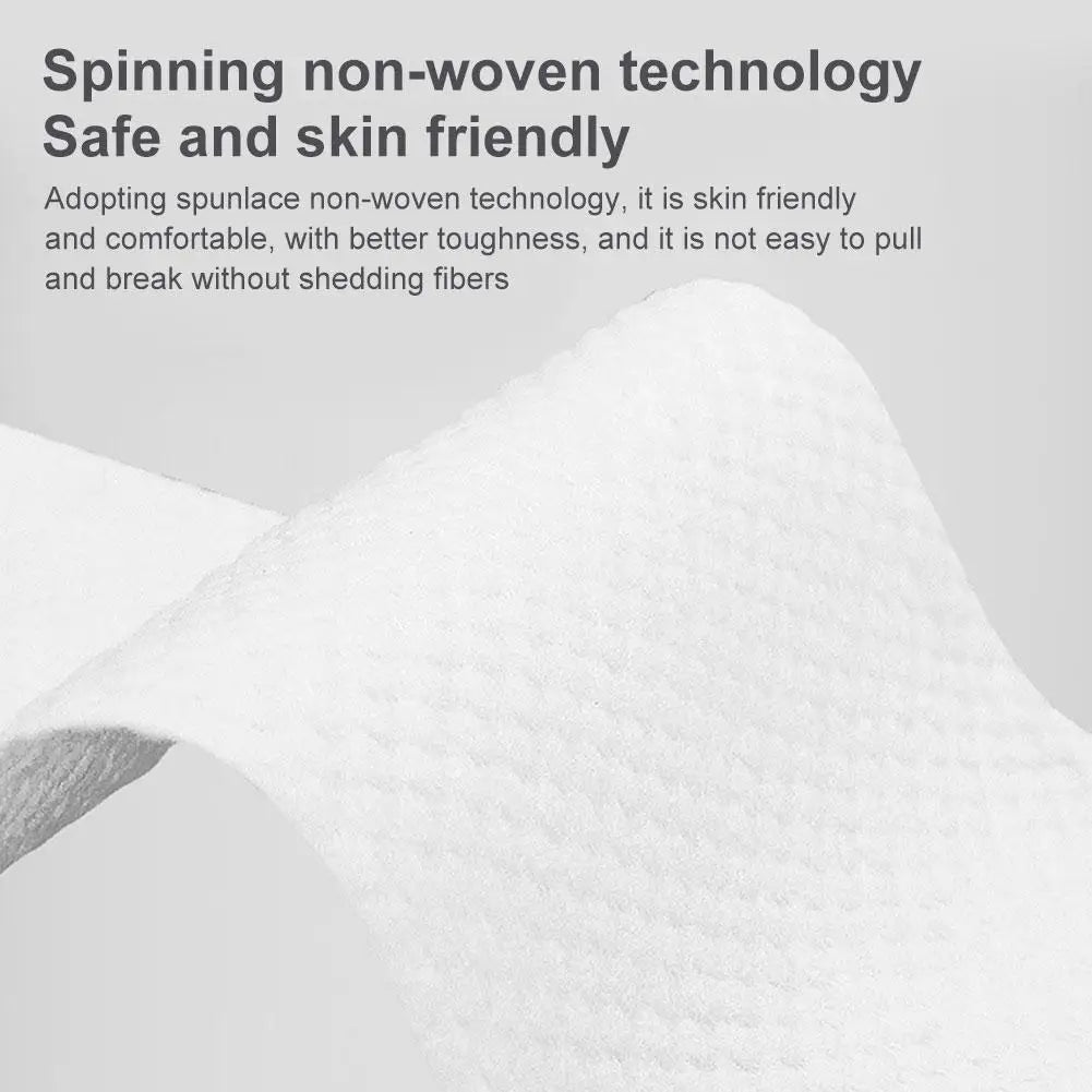 Set of Blushimmer disposable pearl pattern makeup cotton wipes for facial cleansing and makeup removal, soft and gentle on skin.