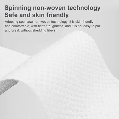 Set of Blushimmer disposable pearl pattern makeup cotton wipes for facial cleansing and makeup removal, soft and gentle on skin.