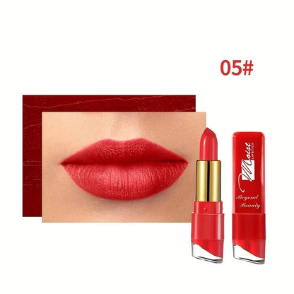 Blushimmer 12-color creamy moisturizing lipstick palette with long-lasting shades, ideal for women and beginners' lip makeup.