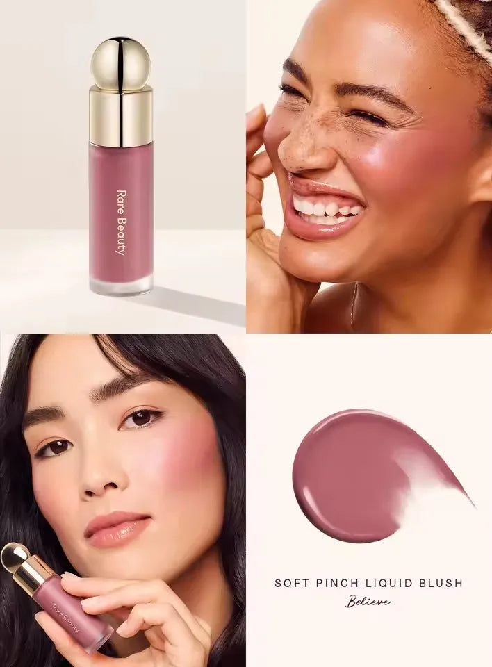 Hot Rare Beauty 7 colors Mashed Potatoes Blusher Cream Long Lasting Matte Moisturizer Liquid Blush Lip Gloss Makeup Cosmetics