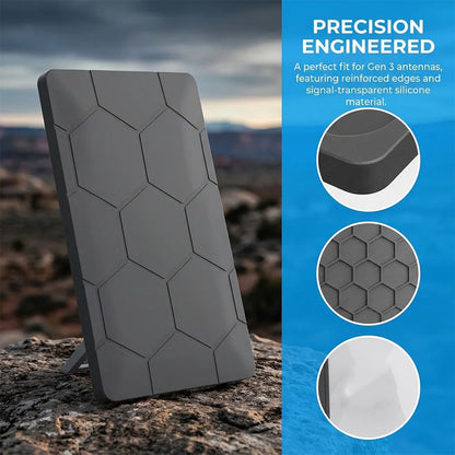 Silicone Antenna Protective Cover For Starlink GEN 3 Case Shockproof Anti-Scratch Skin Weatherproof Outdoor Dish Accessories