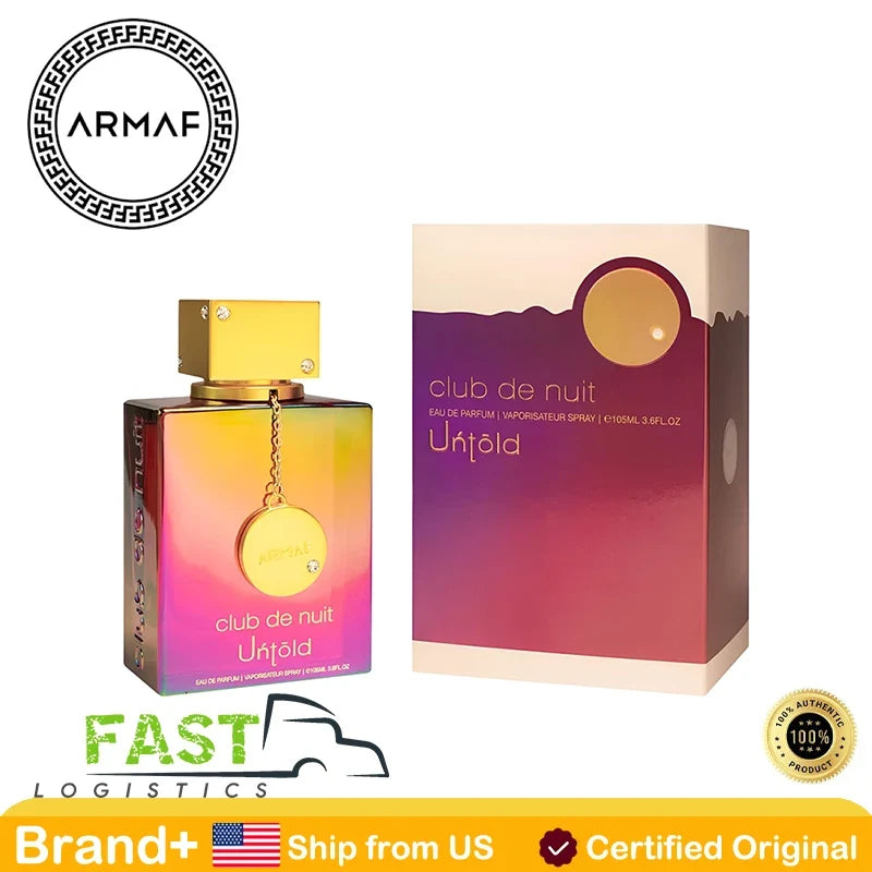 Armaf Club De Nuit Untold men's eau de parfum spray by Blushimmer, 105ML, with long-lasting scent and natural pheromone notes
