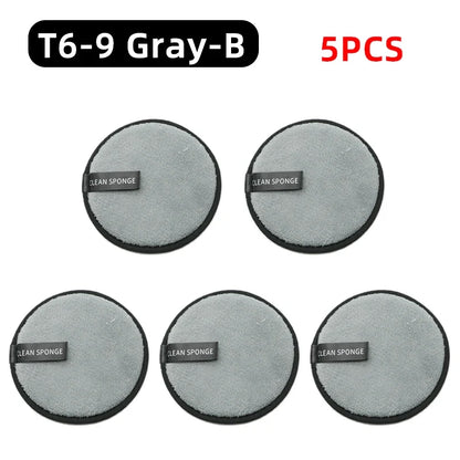 OGEYERO Reusable Makeup Remover Pads Cotton Wipes Microfiber Make Up Removal Sponge Cotton Cleaning Pads Tool