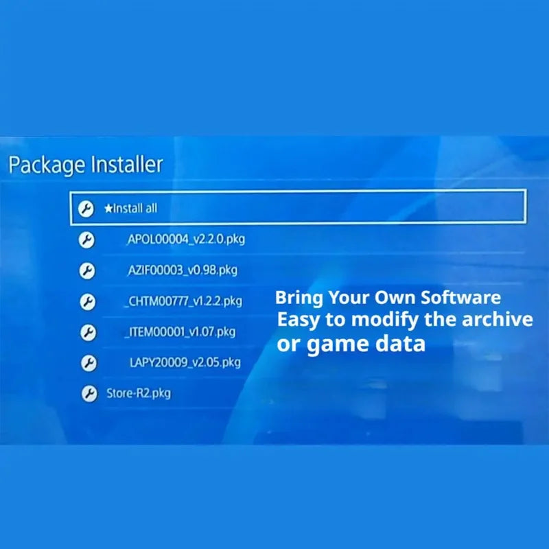 PS4 Blu-ray Game USB Drive - Plug & Play Large Storage Compatible with System 9.0-12.52 for Game Installation