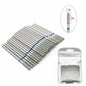 50pc Diamond Nail Drill Cuticle Clean Bit Set Milling Cutter for Manicure Electric  Bits Accessories Dead Skin Remove Tool