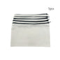 5pcs Blank Canvas Zipper Pouch Bulk, Makeup Bag Pencil Case For Cosmetic & DIY Crafts, Independence Day