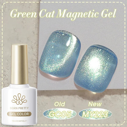 Blushimmer BORN PRETTY 117 Colors Cat Magnetic Gel Nail Polish 10ml bottle with semi-permanent, full coverage gel varnish for nails.