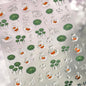 5D Deep Sea Fish Nail Art Stickers Shimmery Bubble Colorful Marine Life Nail Decals Summer Ocean Self Adhesive Manicure Decal