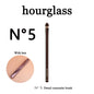 Blushimmer seamless finish concealer brush with angled design for buildable coverage on liquid and cream concealer makeup application