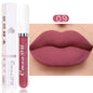 Blushimmer long-lasting red velvet matte liquid lipstick with waterproof, nonstick formula, showcasing a sleek lip makeup look.