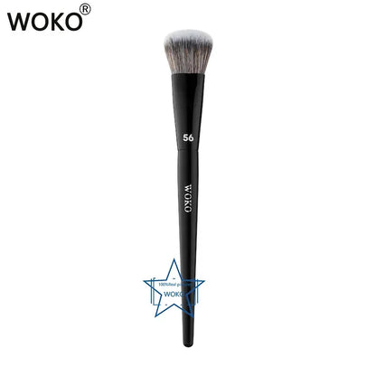 Blushimmer professional makeup brushes set includes foundation, highlighter, contour, blush, eyeshadow, concealer, liner, eyebrow, and lip brushes.