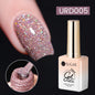 Blushimmer UR SUGAR 15ml jelly white translucent gel polish for semi-permanent UV nail art, soak-off gel varnish, latest fashion.
