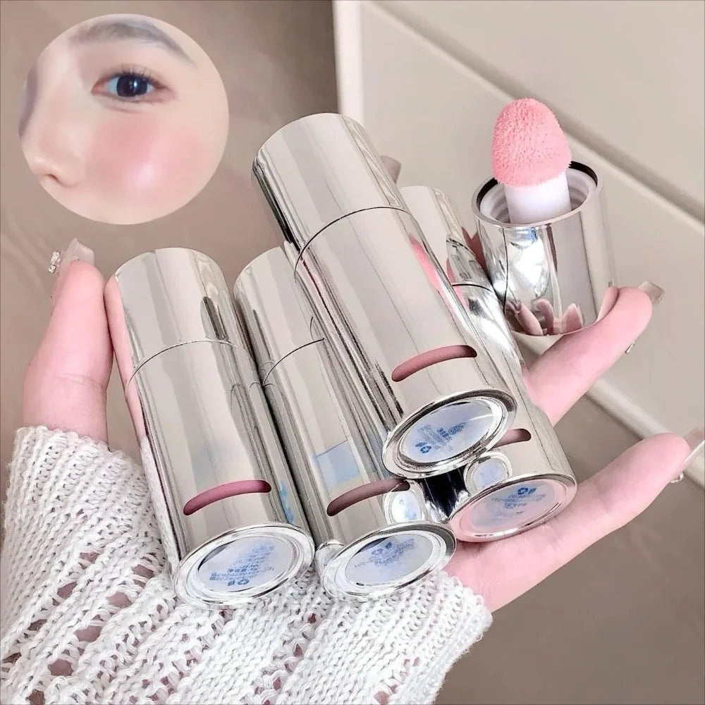 Blushimmer Vitality Liquid Blush and Lip Tint in a sleek bottle, showcasing its moisturizing, long-lasting water glow formula for lips and cheeks.